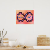 Unendliche Liebe Poster (Küche)