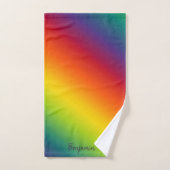 Unendliche Liebe Symbol Rainbow Cool Unendlichkeit Badhandtuch Set (Handtuch)