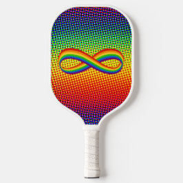 Unendliche Liebe Symbol Rainbow Cool Unendlichkeit Pickleball Schläger