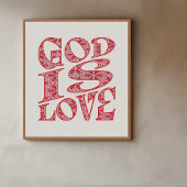 Unendliche Liebe Typografie Poster