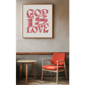 Unendliche Liebe Typografie Poster