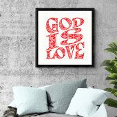 Unendliche Liebe Typografie Poster