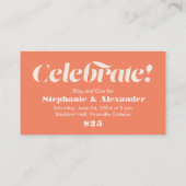 Unendliche Liebe und Docket Visitenkarte (Rückseite)