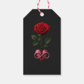 Unendliche Liebesrose Geschenkanhänger (Vorderseite)