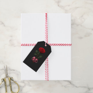 Unendliche Liebesrose Geschenkanhänger