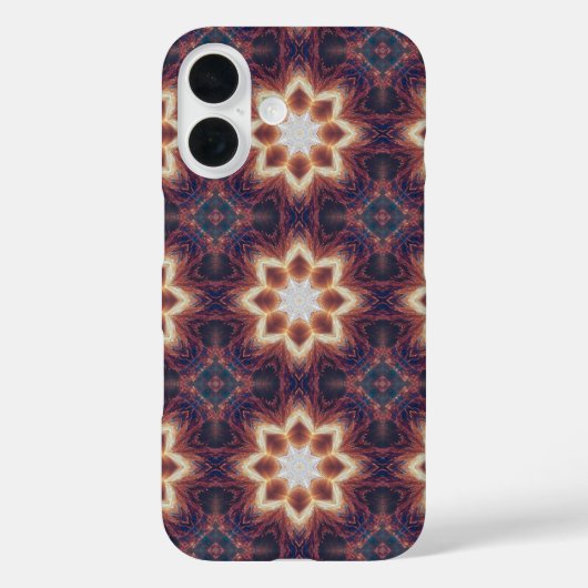 Unendliche Mandala Design Phone Case (Rückseite)