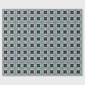 Unendliche Mirage aus Vierblättrigem Glas Shine Ma Geschenkpapier (Flach)