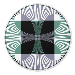 Unendliche Mirage aus Vierblättrigem Glas Shine Ma Keramikknauf