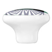 Unendliche Mirage aus Vierblättrigem Glas Shine Ma Keramikknauf (Seitenansicht)