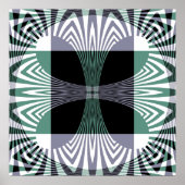 Unendliche Mirage aus Vierblättrigem Glas Shine Ma Poster (Vorne)