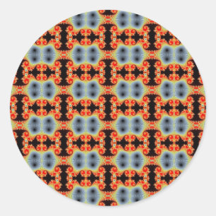 Unendliche Mosaikkleber Runder Aufkleber