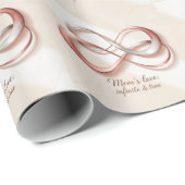 Unendliche Mutterliebe Geschenkpapier (Rolleneckpunkt)