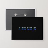 Unendliche Potenzial-Störungsbutton Button (Vorderseite/Rückseite)