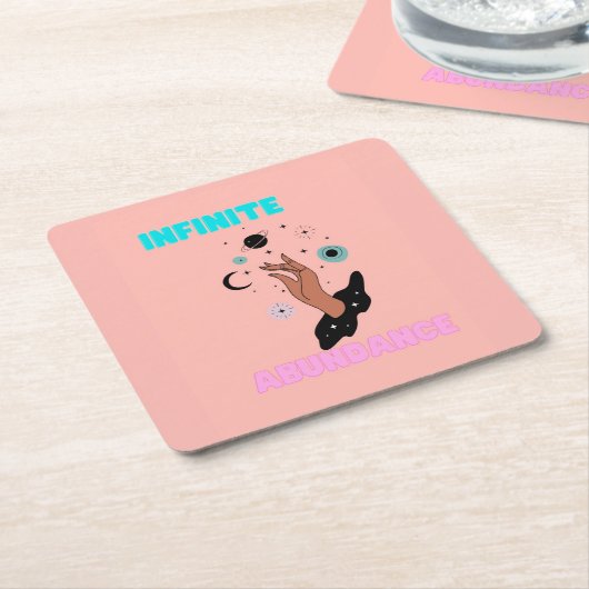 Unendliche Runde Rechteckiger Pappuntersetzer (angewinkelt)