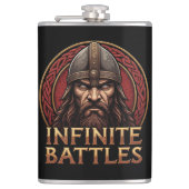 Unendliche Schlachten Flachmann (Vorderseite)