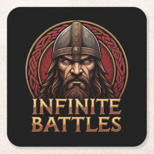 Unendliche Schlachten Rechteckiger Pappuntersetzer