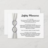 Unendliche Sicherheitsmaßnahmen für das weiße Flac Begleitkarte (Vorne/Hinten)