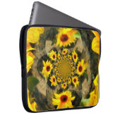 Unendliche Sonnenblumen Laptop-Sieb Laptopschutzhülle (Vorne Rechts)