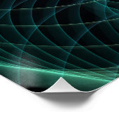 Unendliche Spiralen Poster (Ecke)