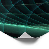 Unendliche Spiralen Poster (Ecke)