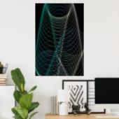 Unendliche Spiralen Poster (Heimbüro)