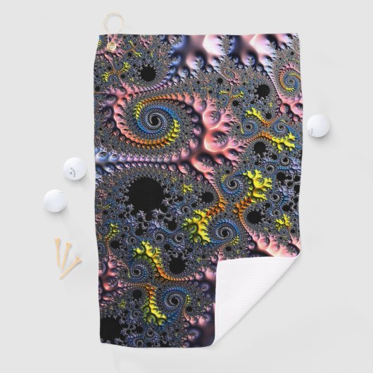 Unendliche Spiralenreiche Golfhandtuch (Insitu)