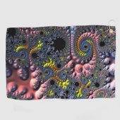 Unendliche Spiralenreiche Golfhandtuch (Horizontal)