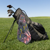 Unendliche Spiralenreiche Golfhandtuch (Gras)