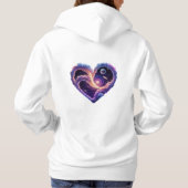 💘 🌟 unendliche Sterne, unendliche Liebe 🌌 💔 Hoodie (Rückseite)