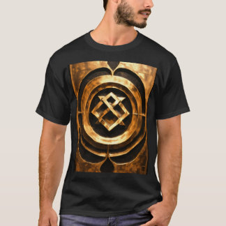 Unendliche Symbol-Bronze-T - Shirt-Sammlung T-Shirt