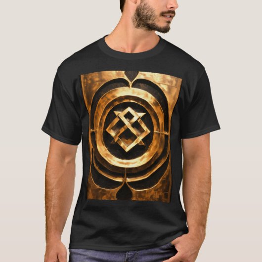 Unendliche Symbol-Bronze-T - Shirt-Sammlung T-Shirt (Vorderseite)