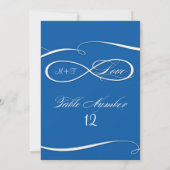 Unendliche Symbolsignalisierung unendliche Liebe T Einladung (Rückseite)