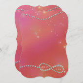 Unendliche Symbolsignatur - unendliche Liebe - Twi Einladung (Vorne/Hinten)