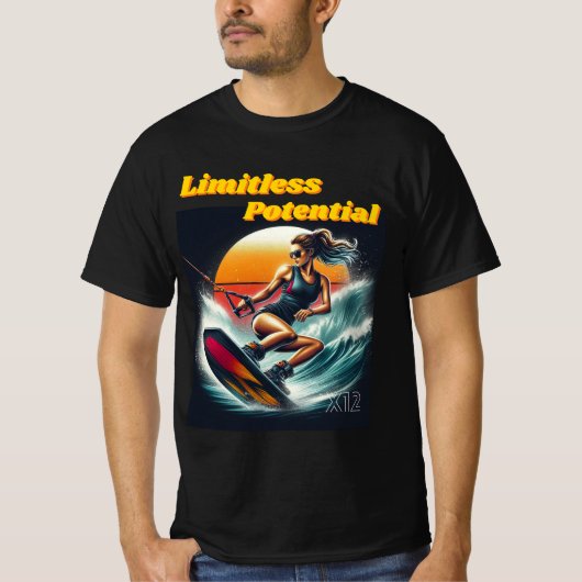 Unendliche Waves T-Shirt (Vorderseite)