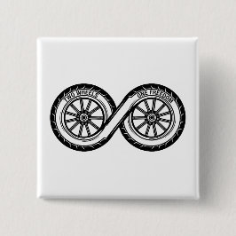 Unendliche Zwei-Rad-Freiheit Button