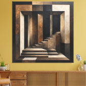 Unendlicher Abstieg Leinwanddruck (Insitu (Wohnzimmer))