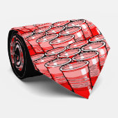 unendlicher Bierpong Krawatte (Gerollt)