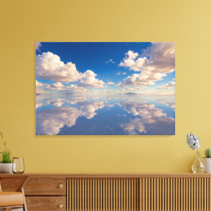 Unendlicher Himmel Reflexions Leinwanddruck