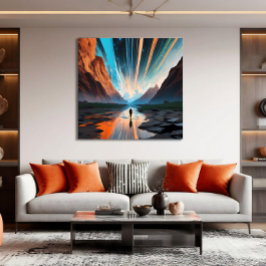 Unendlicher Horizont Leinwanddruck