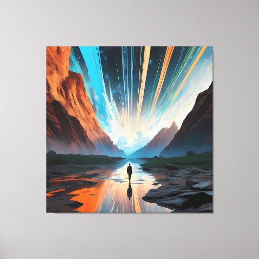 Unendlicher Horizont Leinwanddruck (Vorderseite)