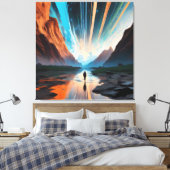 Unendlicher Horizont Leinwanddruck (Insitu (Schlafzimmer))