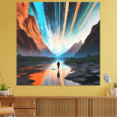 Unendlicher Horizont Leinwanddruck (Insitu (Wohnzimmer))