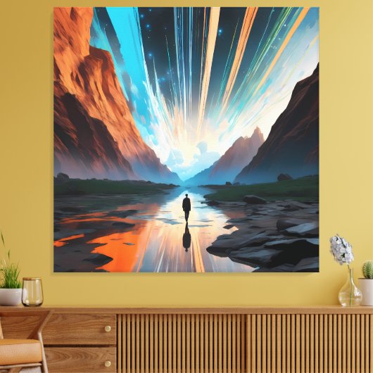 Unendlicher Horizont Leinwanddruck (Insitu (Wohnzimmer))