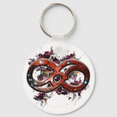 Unendlicher NebelSchlüsselanhänger Schlüsselanhänger (Vorderseite)