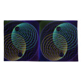 unendlicher Raum Kissenbezug (Rückseite-Links)