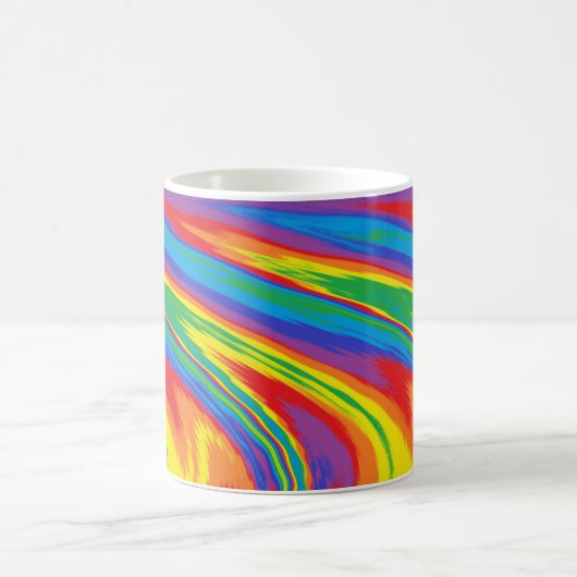 Unendlicher Regenbogen Kaffeetasse (Mittel)