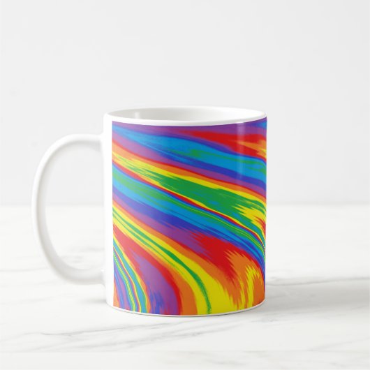 Unendlicher Regenbogen Kaffeetasse (Links)
