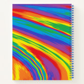 Unendlicher Regenbogen Notizblock (Rückseite)