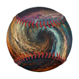 Unendlicher Wirbel | Abstrakt Baseball
