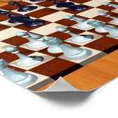 Unendliches 3D-Stereogramm Poster (Ecke)